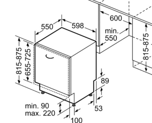 Встраиваемая посудомоечная машина NEFF (Нефф) S157ZB802E