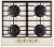 Газовая варочная панель Kuppersberg (Купперсберг) FQ 601 C