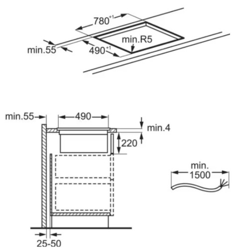 Индукционная варочная панель Electrolux (Электролюкс) KCC85450