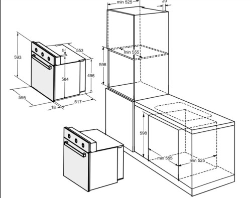 Электрический духовой шкаф Weissgauff (Вайсгауф) EOV 19 MB