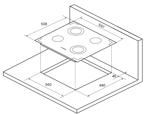 Электрическая варочная панель Kuppersberg (Купперсберг) FA60RC