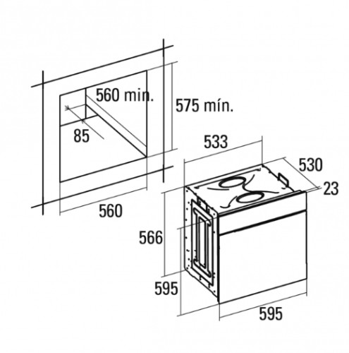 Электрический духовой шкаф Cata (Ката) OMD 7009 X