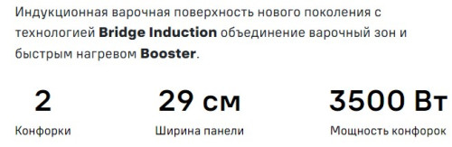 Индукционная варочная панель MAUNFELD CVI292S2BWH