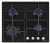 Газовая варочная панель HOMSair (ХОМСЭйр) HGE643BK
