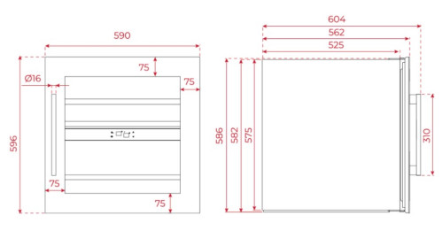 Встраиваемый винный шкаф Teka (Тека) RVI 20041