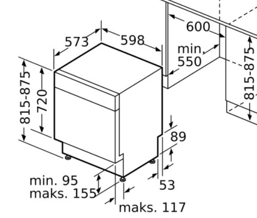 Встраиваемая посудомоечная машина Bosch (Бош) SMU6ZCW00S