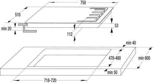 Газовая варочная панель Gorenje (Горенье) GTW751INI