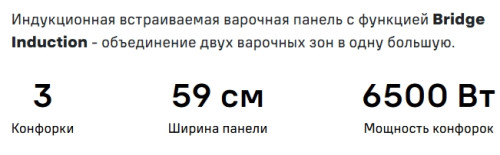 Индукционная варочная панель MAUNFELD (Маунфилд) CVI593SBBK