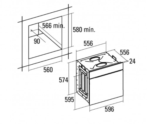 Электрический духовой шкаф Cata (Ката) MRA 7108 IV