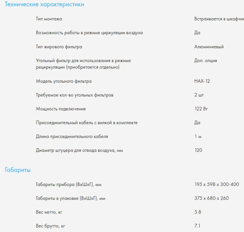 Встраиваемая вытяжка Haier (Хайер) HVX-T671B