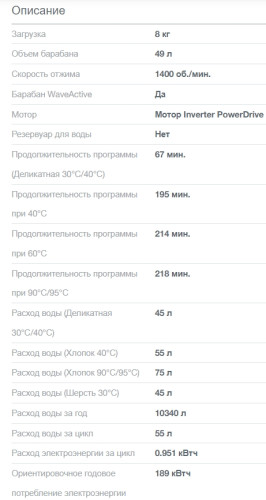 Стиральная машина Gorenje (Горенье) WNEI84SDS