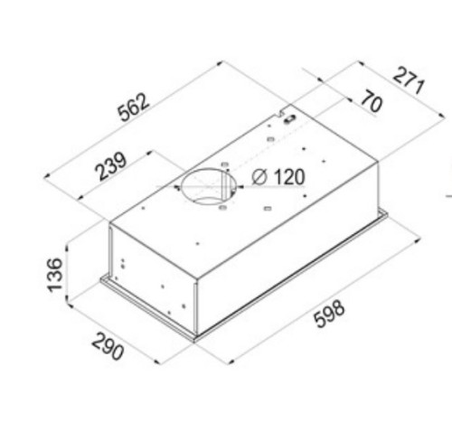Вытяжка MAUNFELD (Маунфилд) CROSBY ROCKY 60 белое стекло