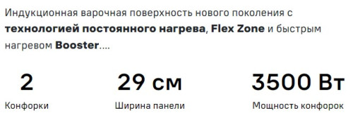 Индукционная варочная панель MAUNFELD CVI292S2FBG