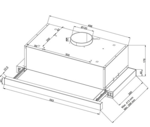 Встраиваемая вытяжка Jacky's (Джекис) JV SW651