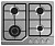 Газовая варочная панель MONSHER (Моншер) MHG 61 X