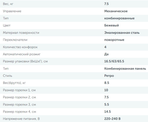 Комбинированная варочная панель Simfer (Симфер) H60V31O522