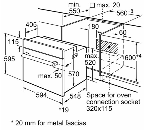 Электрический духовой шкаф Bosch (Бош) HBJ517SG0R