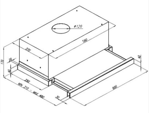 Вытяжка Kuppersberg (Купперсберг) SLIMLUX S 60 GW