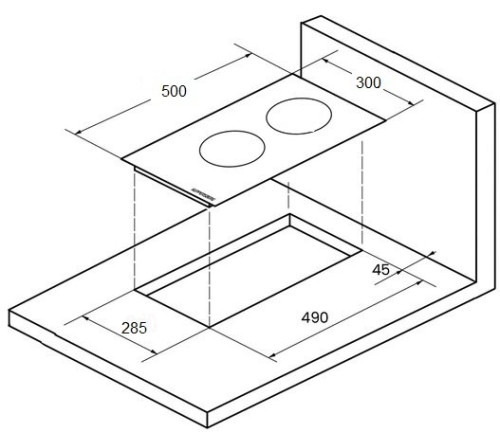Электрическая варочная панель Kuppersberg (Купперсберг) FV3XE (102) Domino