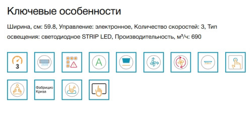 Вытяжка Elica (Элика) HAIKU WH/A/60