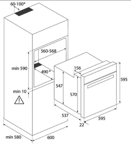 Электрический духовой шкаф Teka (Тека) HBB 735 SS