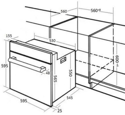 Электрический духовой шкаф Kuppersberg (Купперсберг) HH 6612 T