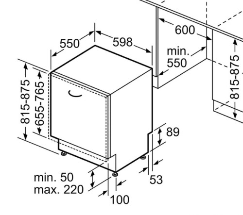 Встраиваемая посудомоечная машина NEFF (Нефф) S197EB802E