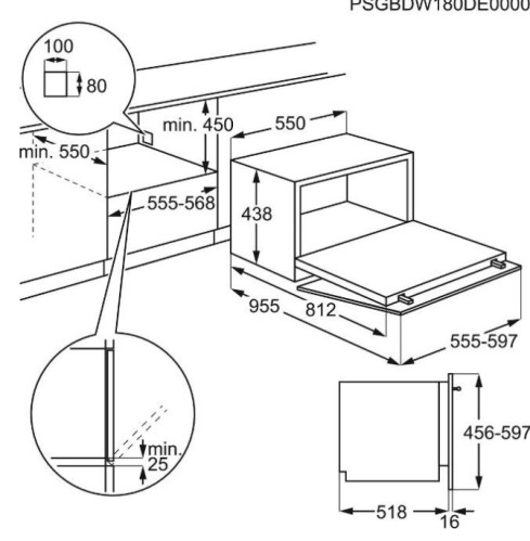 Встраиваемая посудомоечная машина Electrolux (Электролюкс) ESL2500RO