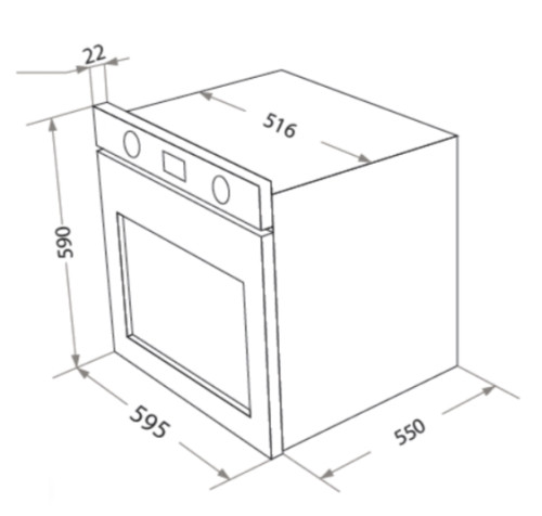 Электрический духовой шкаф HOMSair (ХОМСэйр) OEF657BK