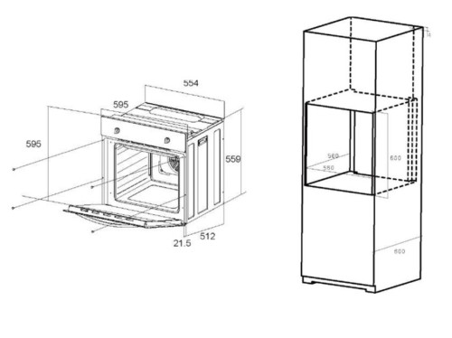 Электрический духовой шкаф MAUNFELD (Маунфилд) EOEC.586PW