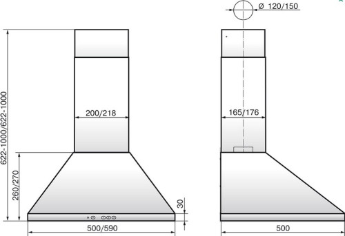 Вытяжка Elikor (Эликор) Вента 60 черный (430)