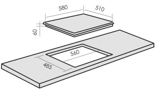 Газовая варочная панель MBS PG-610BL