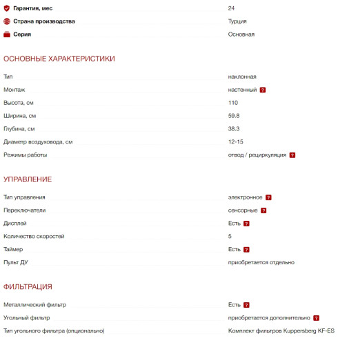 Вытяжка Kuppersberg (Купперсберг) F 693