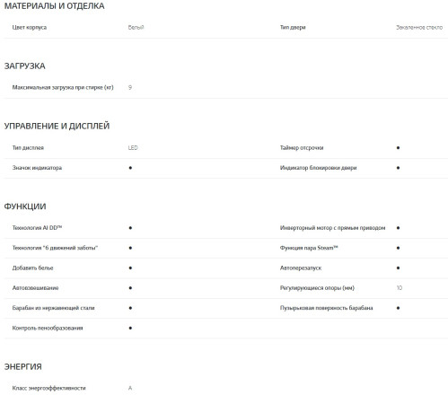 Стиральная машина LG (ЛДжи) F4V5VS0W
