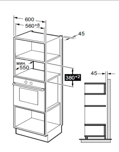 Встраиваемая микроволновая печь Teka (Тека) ML 825 TFL