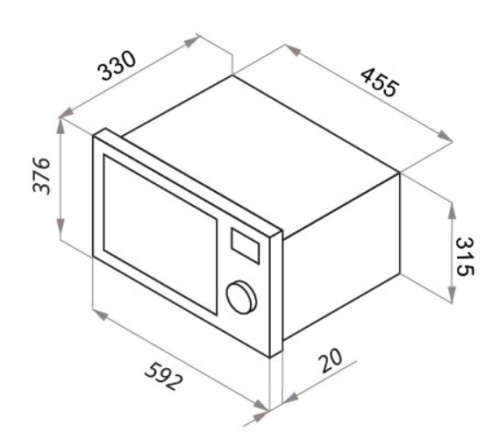 Встраиваемая микроволновая печь MAUNFELD (Маунфилд) JBMO.20.5S