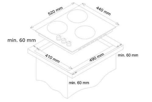 Электрическая варочная панель Simfer (Симфер) H45E03B016