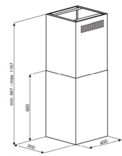 Вытяжка MAUNFELD (Маунфилд) Bath Isla 402 чёрный