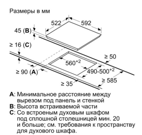 Электрическая варочная панель Bosch (Бош) PKN631FP2E