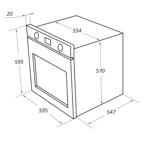 Электрический духовой шкаф MAUNFELD (Маунфилд) EOEF.766W