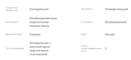 Встраиваемый холодильник Smeg (Смег) C41941F1