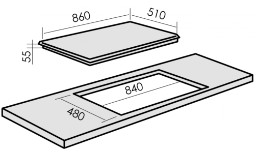 Газовая варочная панель MBS PG-910