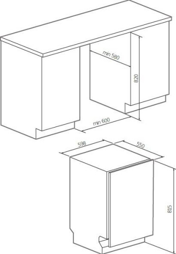 Встраиваемая посудомоечная машина GRAUDE (Грауде) VG 60.1