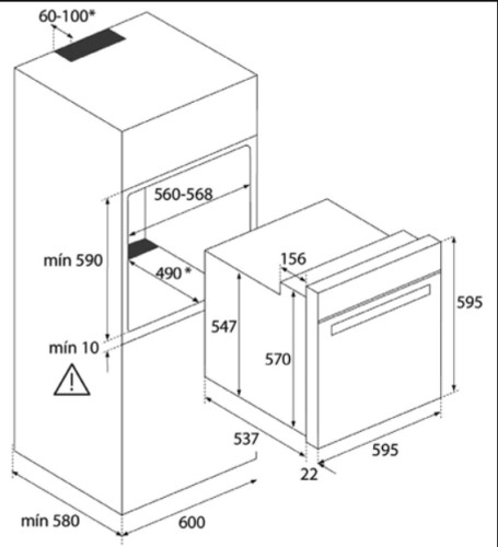 Электрический духовой шкаф Teka (Тека) HBB 720 BK