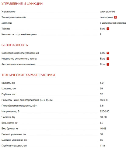 Электрическая варочная панель Graude (Грауде) EK 60.2 E