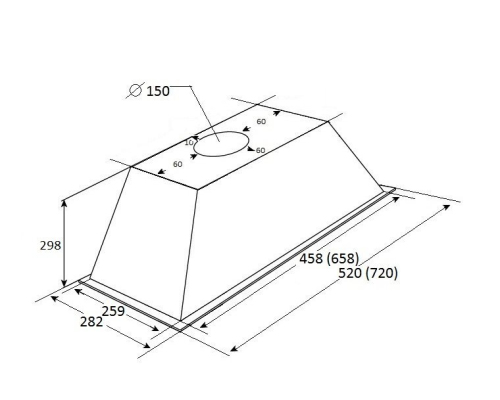 Встраиваемая вытяжка Kuppersberg (Купперсберг) INLINEA 52 XE