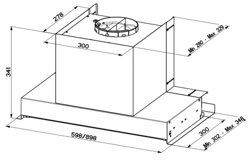 Встраиваемая вытяжка Kuppersberg (Купперсберг) FRANCESCA 90