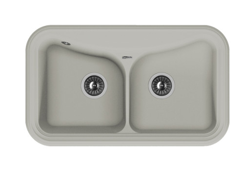 Кухонная мойка Florentina (Флорентина) Крит 860, грей