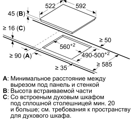 Электрическая варочная панель Bosch (Бош) PKE611BA2E