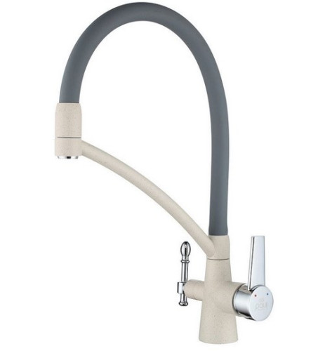 Смеситель для кухни Paulmark (Паульмарк) Holstein Ho213165-328, бежевый